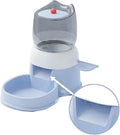 Compatible for Large Capacity Water Fountain Bowl, Automatic Pet Feeder with Detachable Design for Dry and Wet Food(Blue)