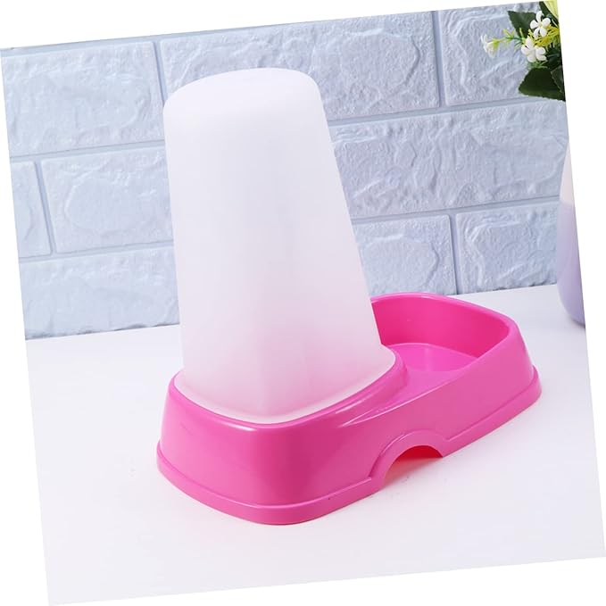 Yardwe 2pcs Automatic Pet Feeder for Dog Cat Capacity Easy to Dispenser Removable Chassis Pet Supplies