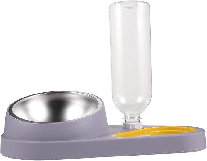 Automatic Pet Feeder Dog Water Dispenser No Spill Bowl Cat Food and Water Bowl
