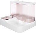 XISAOK Practical Dog Water Food Bowl Water Dispenser for Pet Lovely 2 in 1 Dog Feeder Food Container Bowl