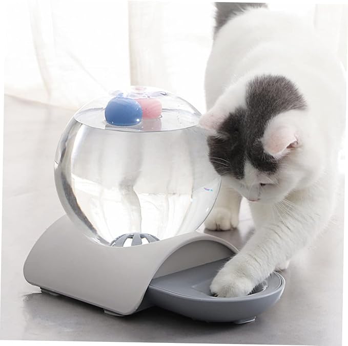 1pc Automatic Pet Waterer Dog Cat Water Bowl Feature Large Capacity Easy Cleaning