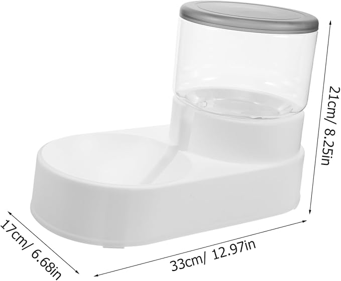 Toyvian Automatic Dog Water Dispenser Non Spill Pet Feeder for Cats Dogs Capacity Compact Design for Home Use Automatic Pet Watering