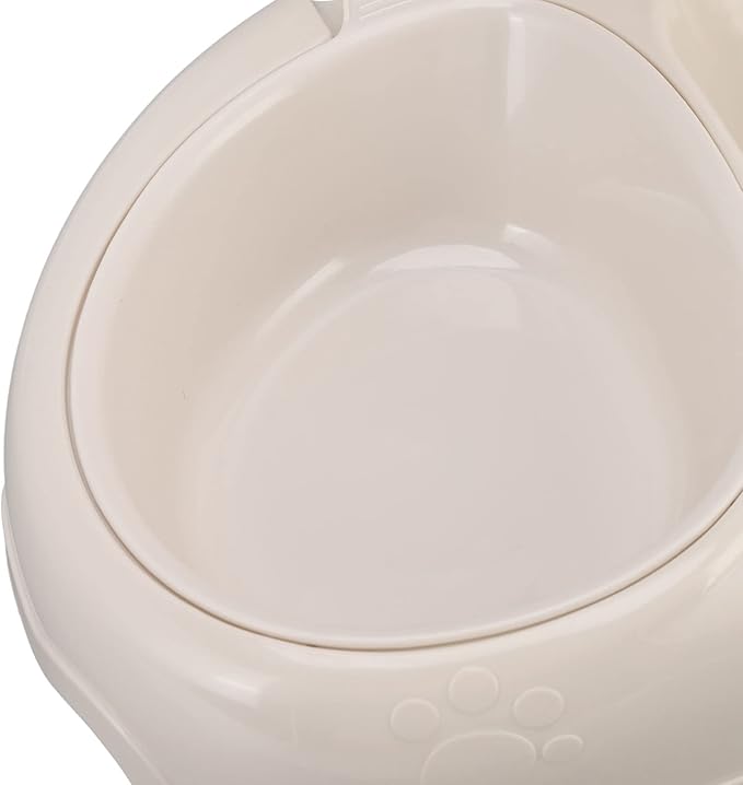 Pet Standing Water Dispenser Bowl Automatic Adjustable Height Non Slip Dog Cat Water Feeder with Removable Bowl and Suction Cups for Puppy Kitten Pets ABS PP PVC Material 13.2in