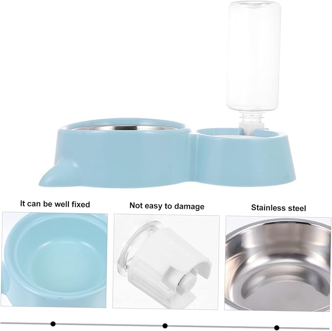 POPETPOP 1pc Automatic Water Dispenser Pet Bowl Feeder for Dogs and Non-Skid Base for Feeding and Hydration