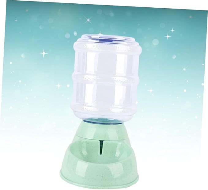 Milisten Pet Water Feeder Automatic Dispenser for Cats Dogs Removable Chassis Safe Material for Home Use Green