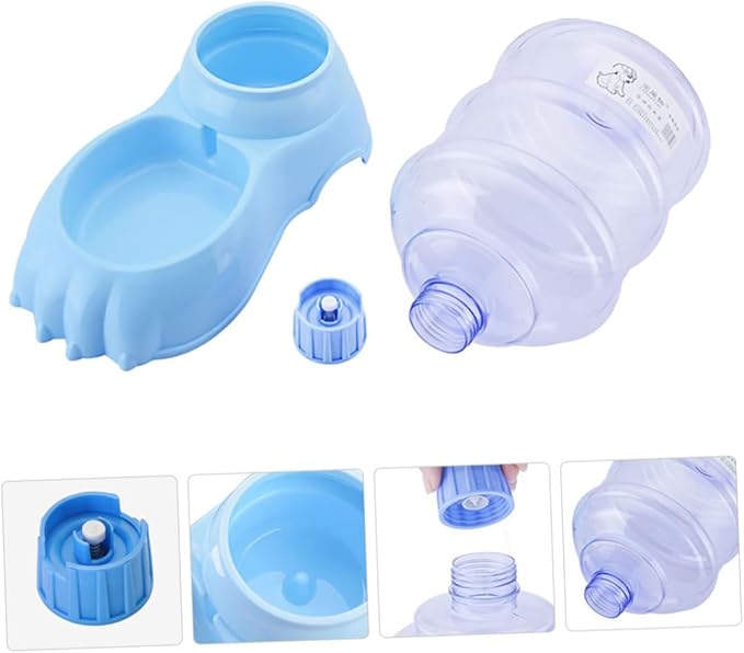 Yardwe Cat Feeding Station Automatic Dog Feeder Portable Drinking Bowl Kitten Bowls Safe for Long Use