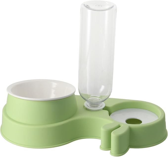 2 in 1 Dogs Feeders Automatic Cats Food Water Bowl Waterer Double Large Capacity Double Bowl Pet Supplies Pet and Water Dispenser Set