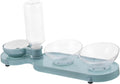 Housoutil Automatic Pet Water Dispenser Tilt Bowls Cat Feeder for Cats and Dogs Convenient and Easy to Water Feeding
