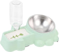 Milisten Outside Dog Water Bowl Automatic Pet Water Dispenser Stainless Steel Dog Feeder