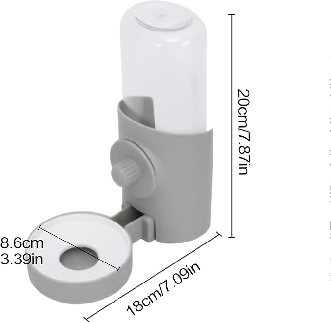 Water Bowl for Cats and Dogs - Automatic Pet Watering Dispenser | Automatic Dog Drinker | Pet Automatic Water Feeder | Detachable Design Drinking Tool for Rabbits, Cats, Puppies, Small Animals