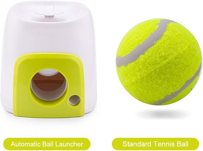 Zerone Interactive Dog Toy, Automatic Pet Treat Dispenser for Cats & Dogs - Smart Feeder with Ball Rolling Function, Training