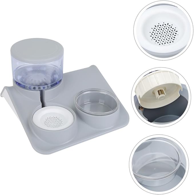 POPETPOP 1pc Unique Pet Water Fountain Pet Bowl for Dog Cat Dual-use Safe Eating Bowl