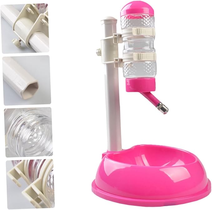 BESTonZON 1Pc Dog Water Dispenser Automatic Food Feeder Capacity Detachable Design for Easy Cleaning Convenient Pet Supplies for Dogs and Puppies