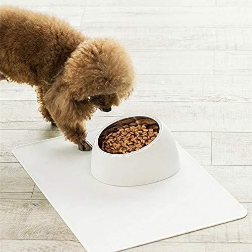 feeders New Automatic Feeder Stainless Steel Pet Dog Bowl Puppy Cat Food Drink Water Tilt Feeder with Base Pet Supplies