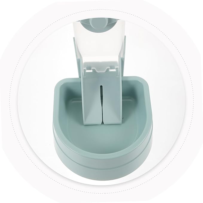 Automatic Dog Feeder Hanging Pet Food Dispenser Convenient Cage Feeder with Lid Design Deepened Bowl Prevents Spills for Multiple Pets and Puppies