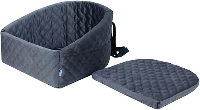 Dog Booster Car Seats Adjustable Strap Travel Safety Pet Car Seat Dog Car Carrier With Washable Removable Cover & Storage Pocket
