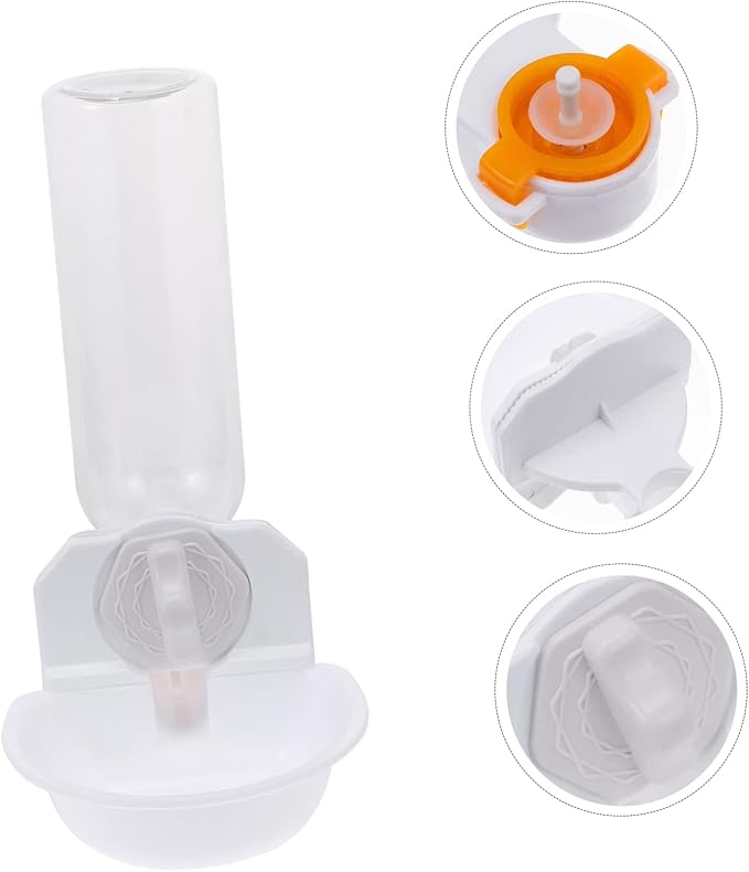 Sosoport Automatic Pet Water Dispenser Water Drinking Bowl for Dogs and Cats Convenient and Practical Pet Feeder Easy to Install Suitable for Cages and Outdoor Use