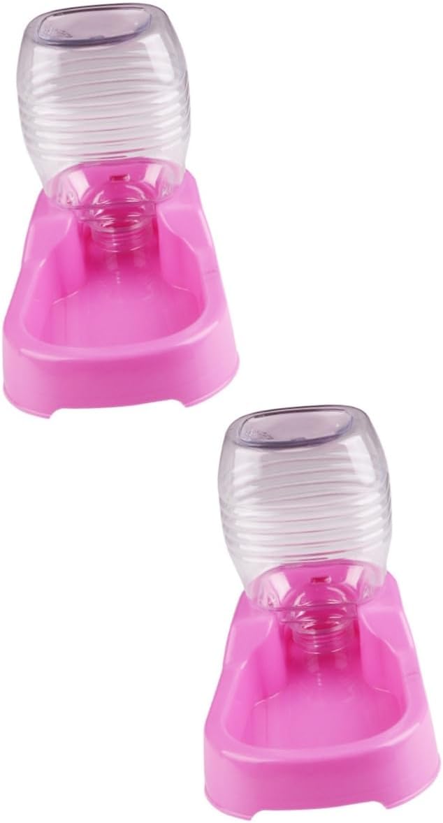 2pcs Pet Water Feeder Automatic Drinking Tool for Dogs and Puppies Non- Base Safe Materials Stylish Design for Home and Pet Shops