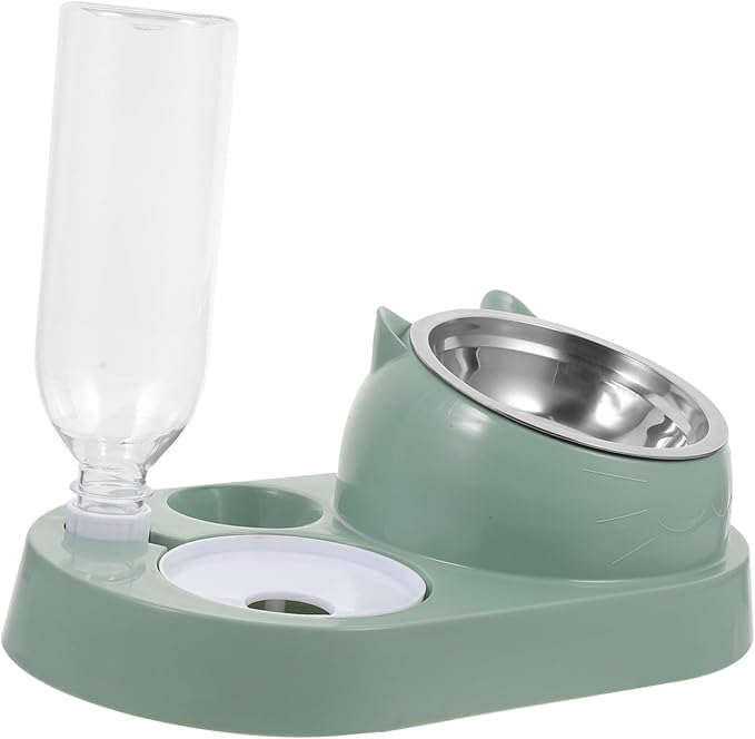 SUPVOX Pet Water Dispenser Automatic Dog Food Storage Bowl Feeder Pet Feeder for Cat