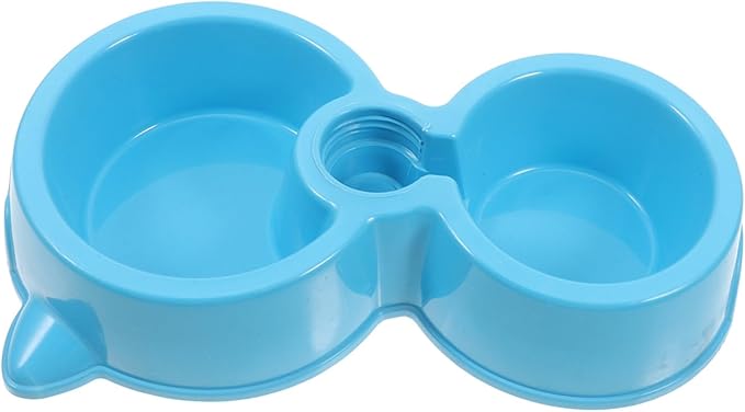 Automatic Water Bottle for Dogs Dual Function Pet Feeder Slow Feeding Bowl Dog Bowl Stand for Puppy Portable Water Dispenser