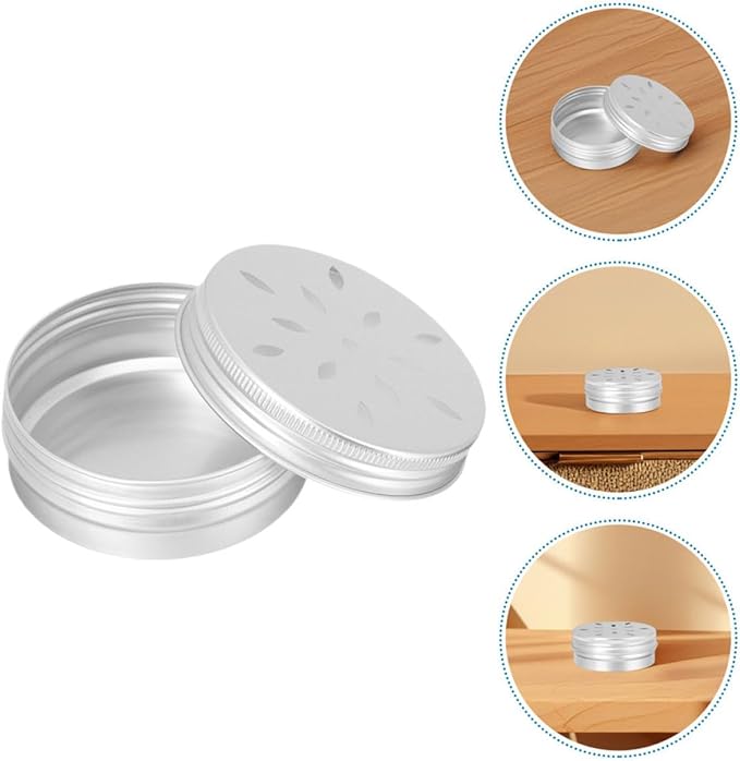 Mikikit 8Pcs Aluminum Dog Scent Training Box Durable Scent Detection Tins for and Home Use for Dog Training and Nose Work Reliable for Working Dogs
