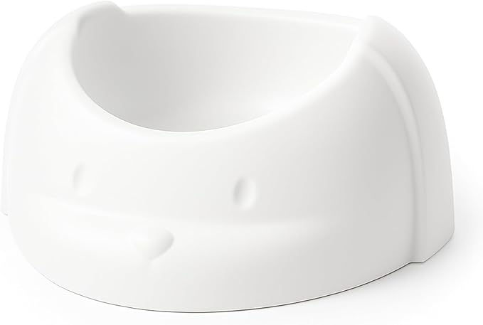 Dishes for Medium and Small Pets – No Spill Dog Food and Water Bowl – Non-Slip Dog Maze Food Bowl, Dishwasher Safe, Odor-Resistant, Lightweight Puppy Feeding Station. (White, Large)