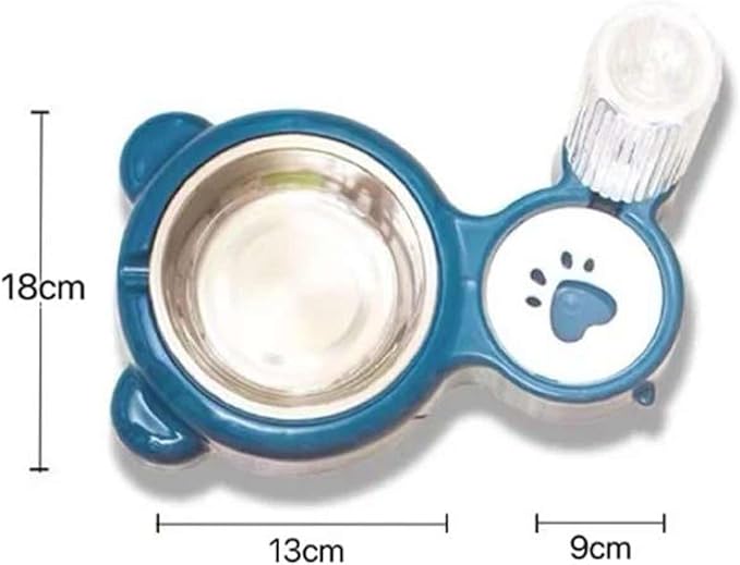 1pcs Pet Dog Cat Bowl Fountain Automatic Food Water Feeder Container for Cats Dogs Drinking Pet Articles