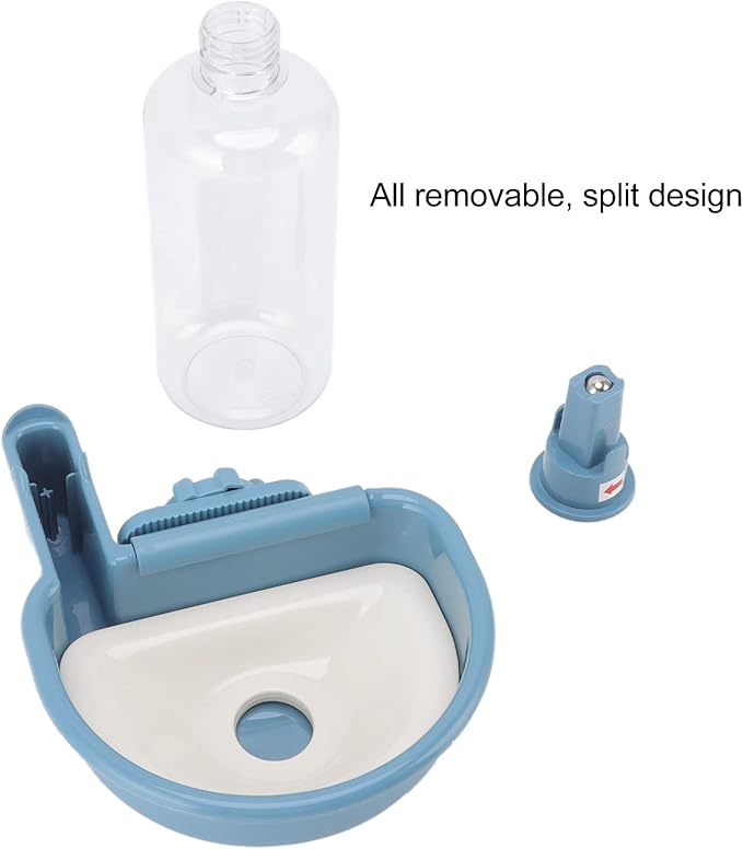 480ml Automatic Pet Water Dispenser, Safe Detachable Hanging Pet Gravity Waterer, Large Capacity Water Feeder Gravity Pet Auto Feeder Waterer Set for Cats and Small and Medium Sized Dogs