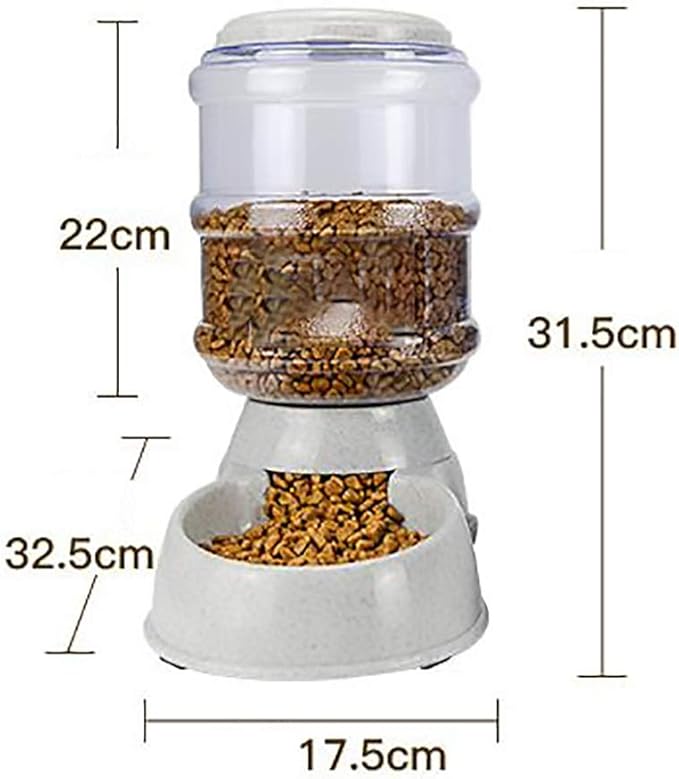 Pink 3.8L Large Capacity Dog/cat Pet Automatic Feeder Pet Supplies