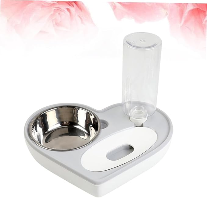 Pet Drinking Supplies Automatic Water Bowl Dog Cat Feeder Heart Design