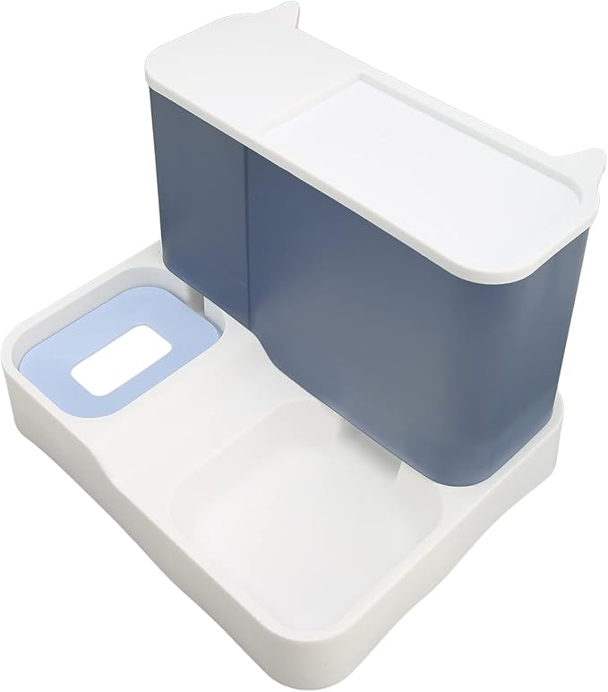 Tbest Automatic Feeders,Automatic Cat Feeder Simple C Large Ay 2 in 1 Pet Food Feeder and Water Dispenser for Catogs e