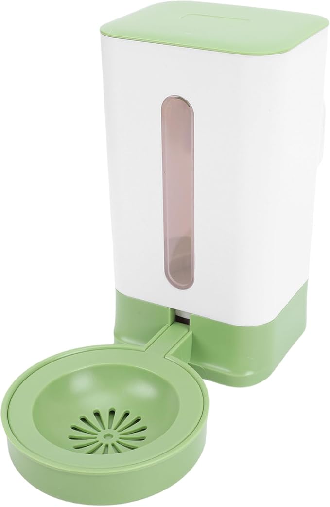 Hanging Automatic Pet Water Dispenser, Plastic, Continuous Hydration for Dogs and Cats, 1.5L Capacity, Ideal for Small Animals Like Puppies and Kittens (Green)