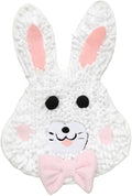 Fluffy Animal Face Snuffle Mat for Pets Interactive Nose Work Toy for Rabbits Hamsters Chinchillas and Dogs (V7)