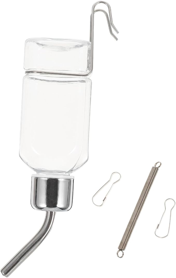 VICASKY Water Feeder Bottle Automatic Hanging Water Dispenser for Dogs Cats Leak Design Safe Material Easy to Transparent for Comfortable