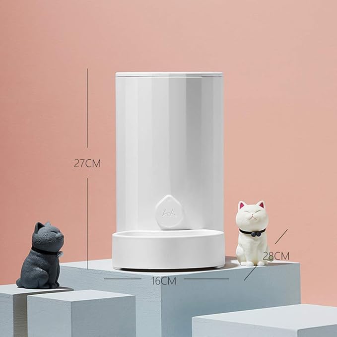 Pet Water Dispenser Gravity Automatic 2.5L Large-Capacity Non-Corner Pet Home Art Suitable for Small Animals Such As Cats and Dogs Feeder (Water Feeder)