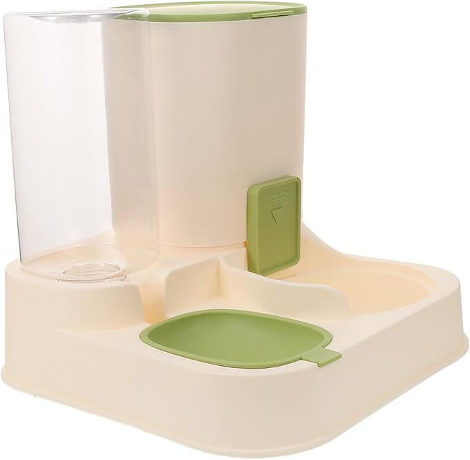 Automatic Pet Feeder Dog Cat Large Capacity Bowl Dry Wet Sturdy Pp Safe Easy
