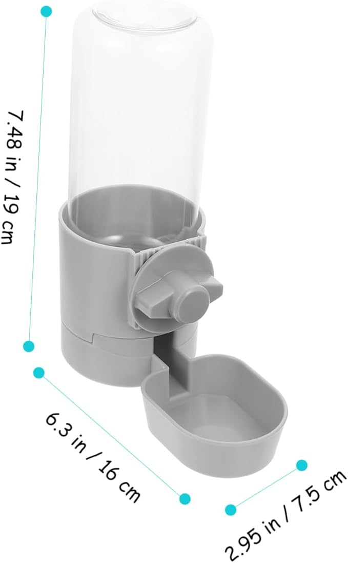 Cat Water Feeder Automatic Hanging Pet Waterer Bowl for Dogs Easy Installation for Pet Cage