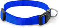 Nylon Dog Collar Small Dog Collars Cheap Pet Collar for Small Medium Dog Cat Pet Blue/red/Purple/Black 4 Size Blue M