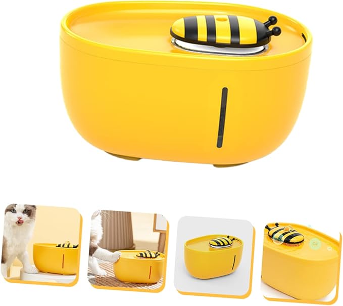 HANABASS Automatic Pet Water Dispenser Water Feeder Circulation System Capacity Easy to Use and Compact Design for Home and Outdoors