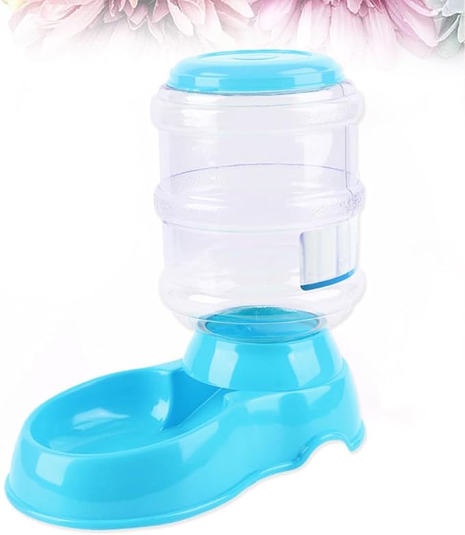 Automatic Pet Water Food Dispenser Capacity Easy to Use Feeder Bowl for Dogs Cats and Puppies