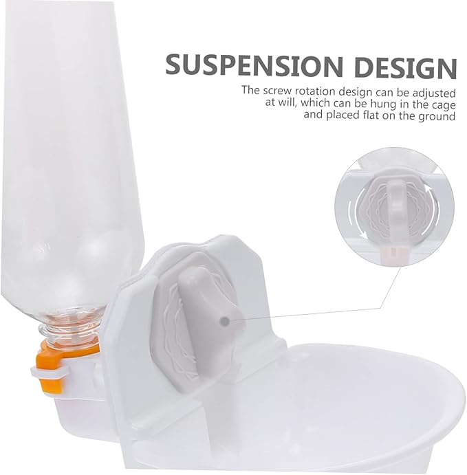 MERRYHAPY Automatic PET Water Dispenser for Dogs and Cats Wall-Mounted Water Feeder 1.5L Capacity for Home and Travel