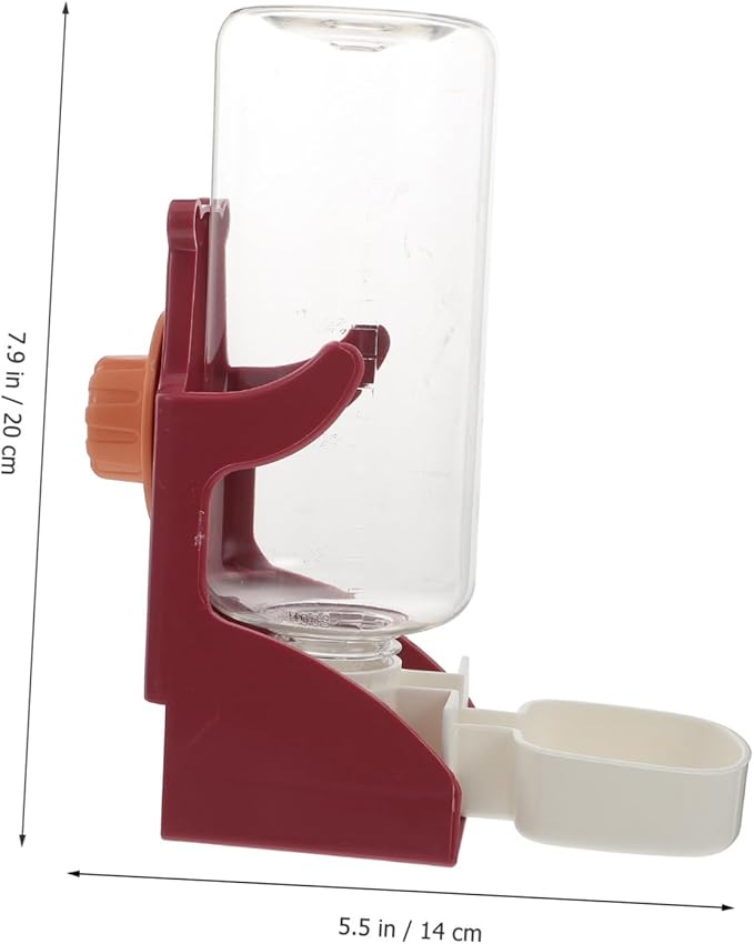 BESPORTBLE Pet Automatic Water Feeder for Dogs and Cats Hanging Design Easy to Pet Drinking Device Lightweight Material Suitable for Cages and Crates