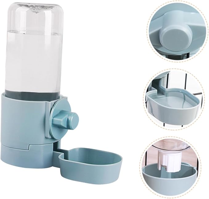 POPETPOP Hanging PET Water Dispenser Automatic Rabbit Water Bottle Leak-Proof Design Suitable for Small Animals Easy to Install PET Feeder