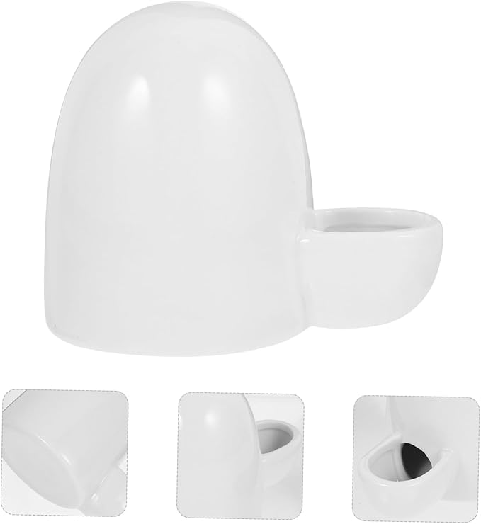Automatic Pet Water Dispenser Small Pet Water Feeder Ceramic Drink Dish Leak-