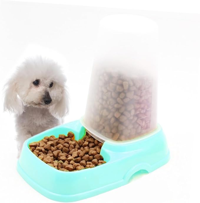 VANZACK 2pcs Automatic Feeder for Pet Dogs Cats Food Dispenser Easy Single Multiple Stay Convenience