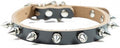 Fashion Bullet Puppy Dog Collar Leashes Dog Cat Collar Necklace Accessories for Small Chihuahua Yorkie Dogs 13 Black L