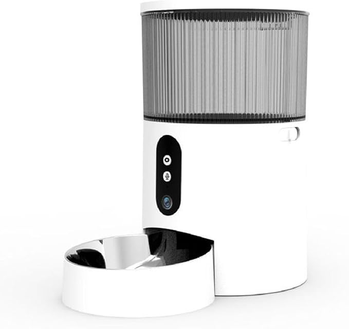 Smart Pet Feeder, Remote Control Automatic Feeder, 3L Large Capacity Food Tank, Real-Time Video Monitoring