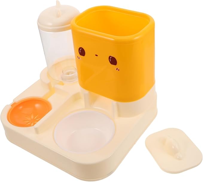 MERRYHAPY Automatic Water Dispenser Pet Feeder Double Bowls for Cats Dogs Easy Clean Material Kitten Dog Food Bowl