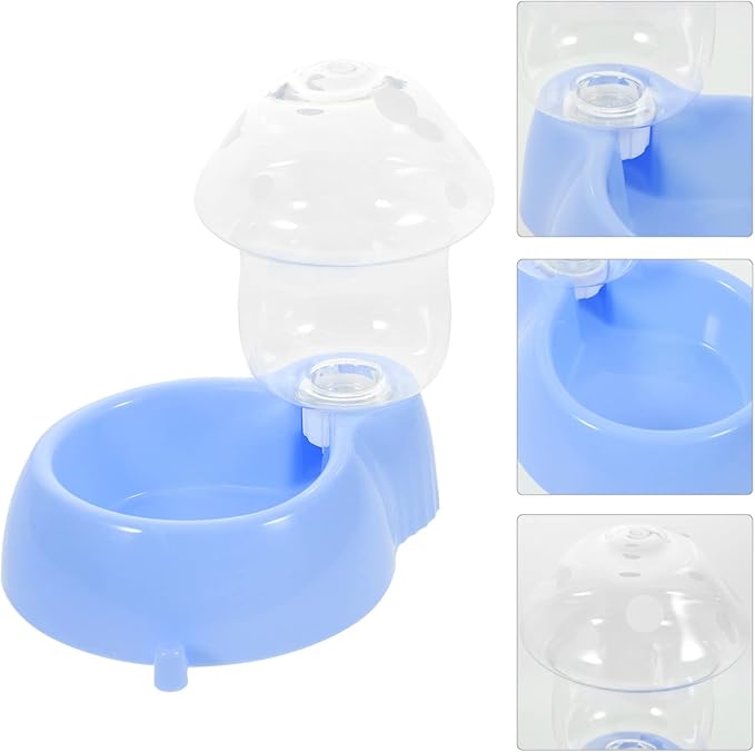 POPETPOP Automatic Pets Feeder and Water Dispenser, Dog Cat Feeding Bowl Gravity Dog Feeder for Small to Large Pets Dogs Cats