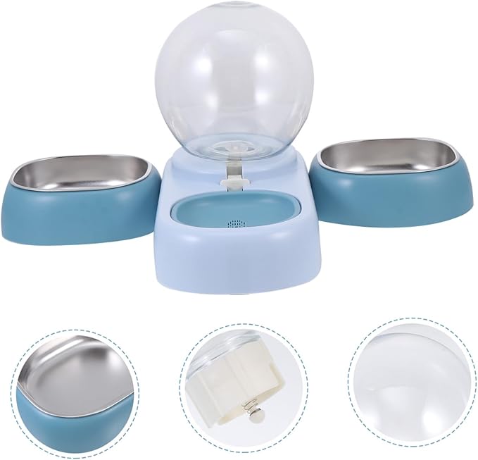 Automatic Pet Water Dispenser Durable Transparent Water Feeder for Cats Dogs and Pets Practical Smooth Design for Home and Outdoor Use